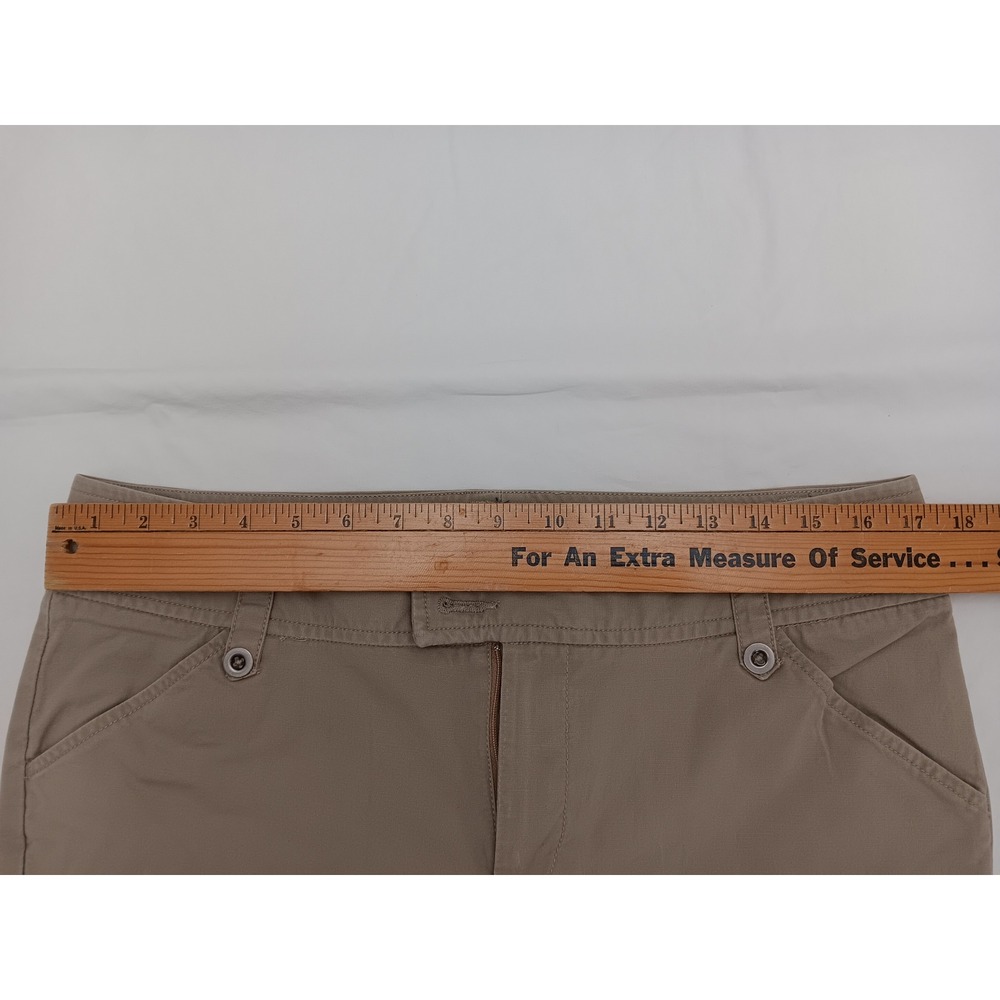 Dockers Womens Size 10 Khaki Capri Pants Cropped Stretch Cotton Blend Casual - Picture 13 of 15